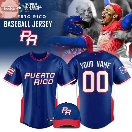 Discover Puerto Rico Narional Team 2026 World Baseball Classic Personalized Jersey