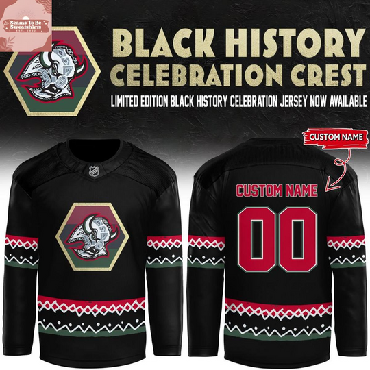 Discover Buffalo Sabres 2026 Black History Celebration Personalized Hockey Jersey