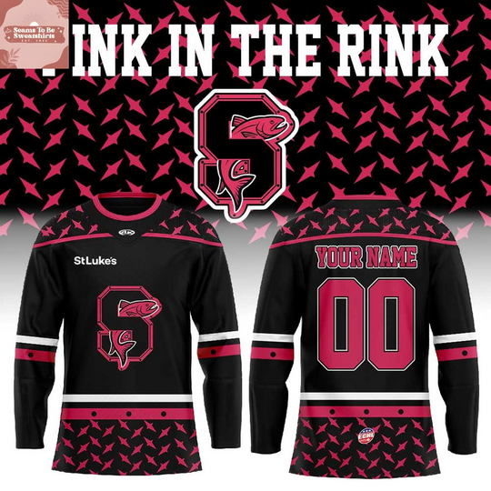 Discover Idaho Steelheads Pink In The Rink 2026 Personalized Hockey Jersey