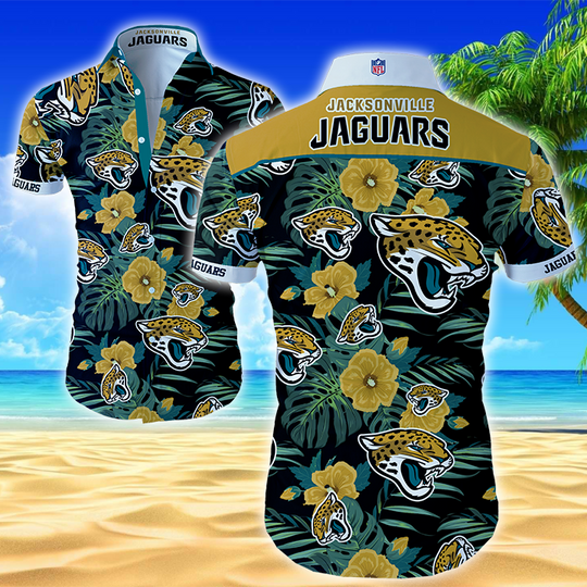 football Jacksonville Jaguars Hawaiian Shirt Summer Button Up
