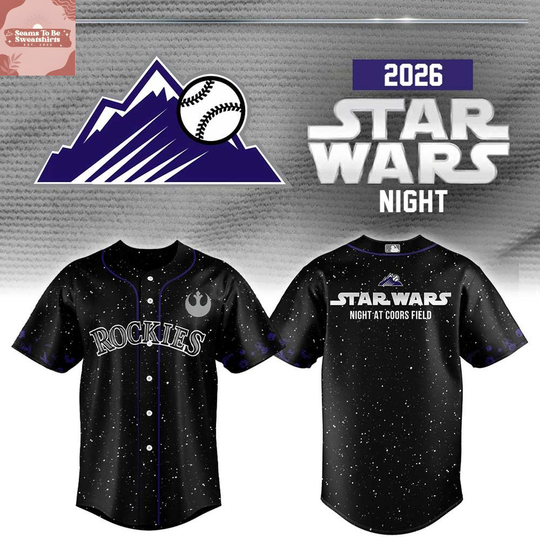 Colorado Rockies Star Wars Night 2026 Baseball Jersey