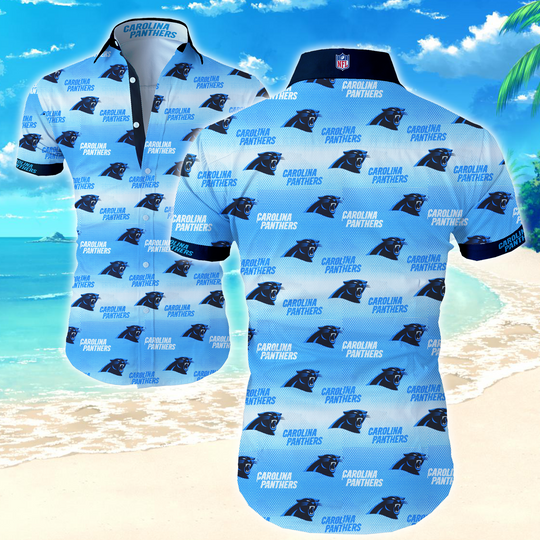 football Carolina Panthers Hawaiian Shirt Summer Button Up