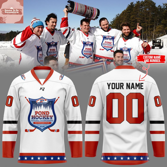 Discover USA Hockey Pond Hockey National Championships 2026 Personalized Hockey Jersey