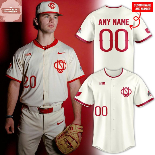 Discover Ohio State Buckeyes 2026 Throwback Uniform Personalized Baseball Jersey