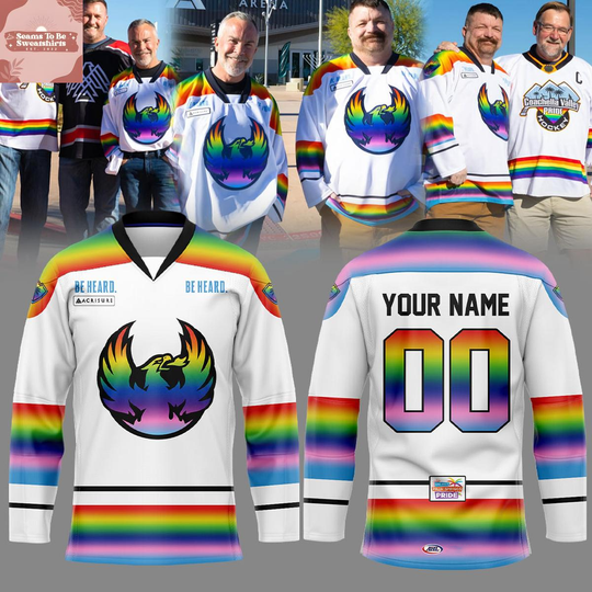 Discover Coachellla Valley Firebirds Palm Springs Pride 2026 Personalized Hockey Jersey