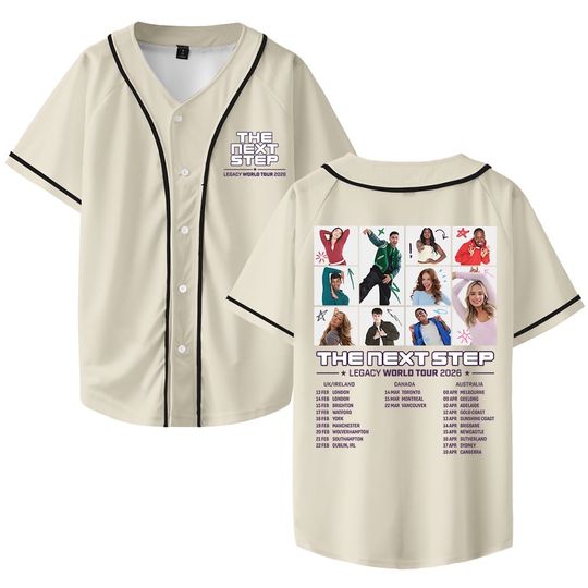 Discover The Next Step Legacy World Tour 2026 Baseball Jersey