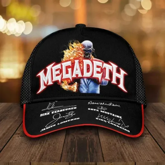 Megadeth Classic Cap For Fan