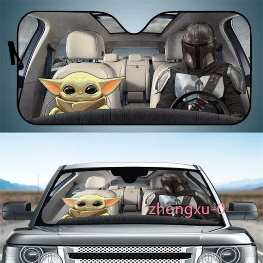 Star Wars Car Sun Shade Pickup Reflective Windshield UV Blocker