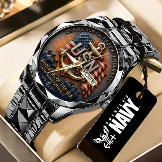US Navy Alloy Luxury Quartz Watch