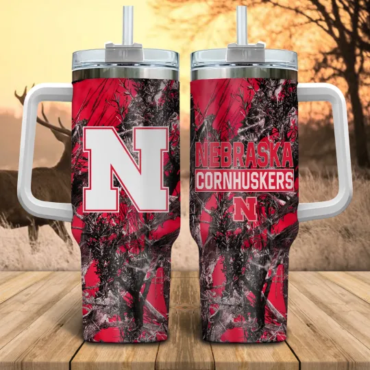 Midwest College Football Fan Camo Tumbler With Handle