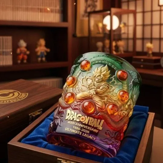 [No box] Dragon Ball Goku 40Th Anniversary Whiskey Glass