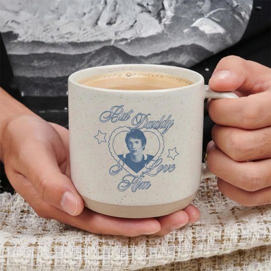 But Daddy I Love Him Pottery Mug, Connor Rozanov Rivalry Mug,  Booktok Romance Decor, Heated Rivalry Coffee Mug