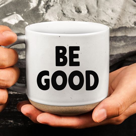 Political Coffee Mug, Political Activism Be Good Coffee Mug, No Ice Coffee Mug, Ice Out For Good, Pottery Mug For Political Activism