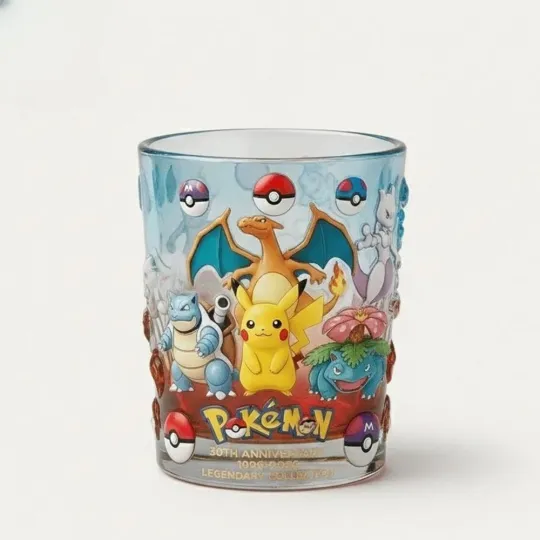 [No box] PKM 30Th Anniversary Legendary Collection Whiskey Glass