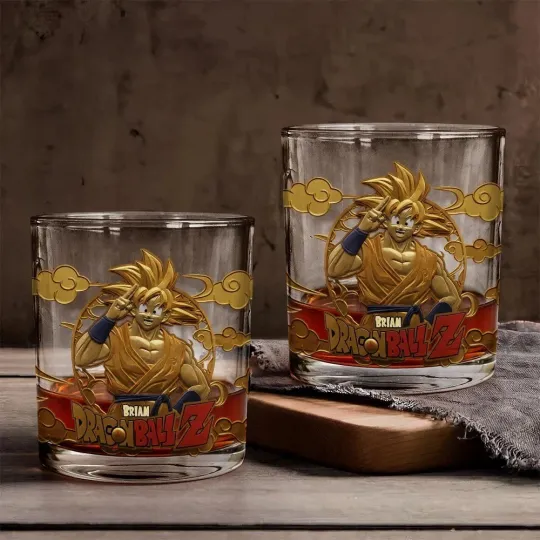 Brian DragonBall Z Whiskey Glass