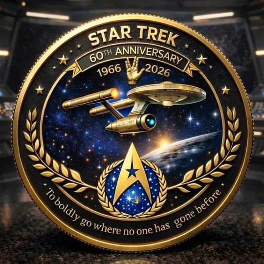 startrek2020 Coin 60Th Anniversary 1966-2026