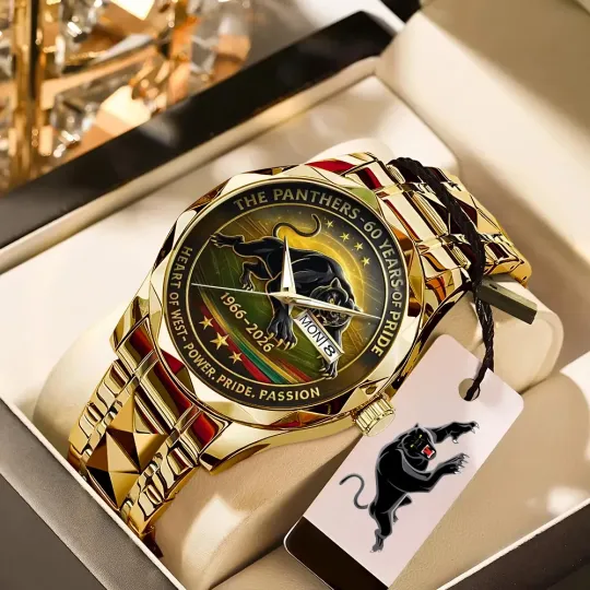 Discover Penrith Panthers 60th Anniversary Alloy Luxury Quartz Watch