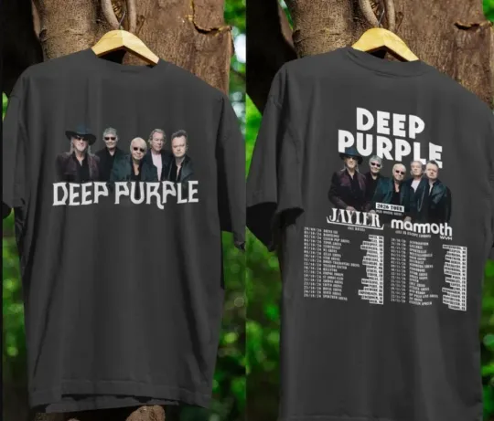 Deep Purple World Tour 2026 T-Shirt | Rock Band Concert Tee