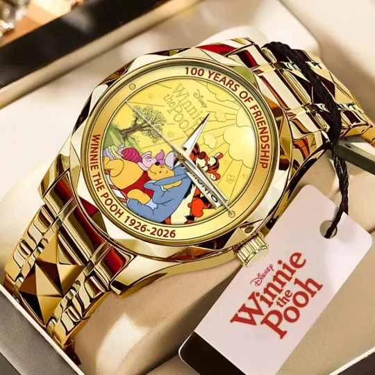 Pooh 100th Anniversary Alloy Luxury Quartz Watch