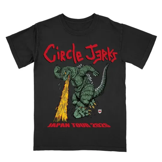 Circle Jerks Japanese Tour 2026 Merch T-shirt