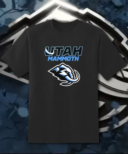 Discover Utah Mammoth COMBO Team Logo T-Shirt