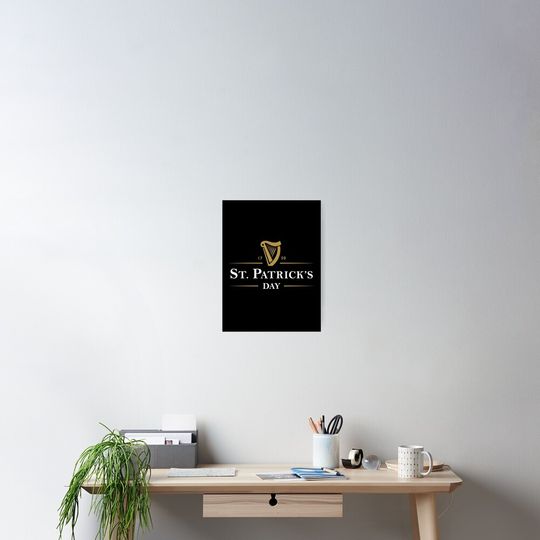 Discover St Patrick's Day Slainte Drink Poster