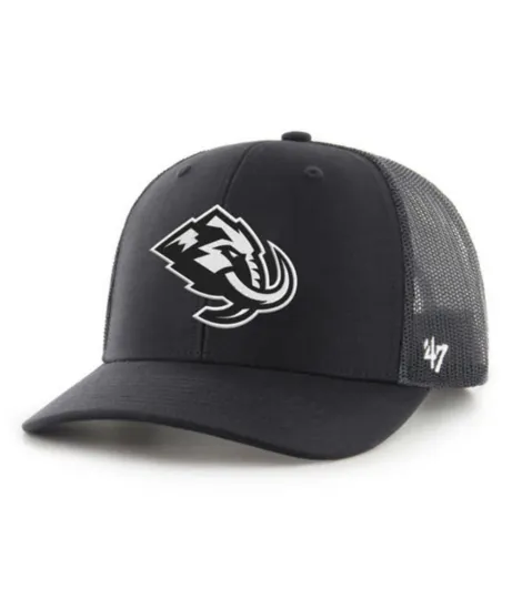 Utah Mammoth 47 Brand Black Trucker Hat