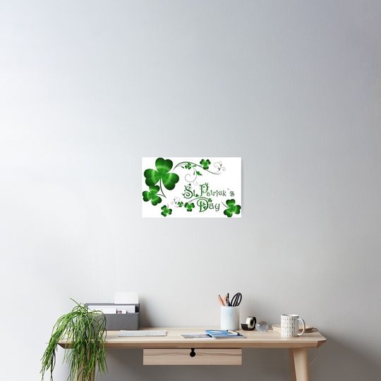Discover St. Patrick's Day Clover Poster