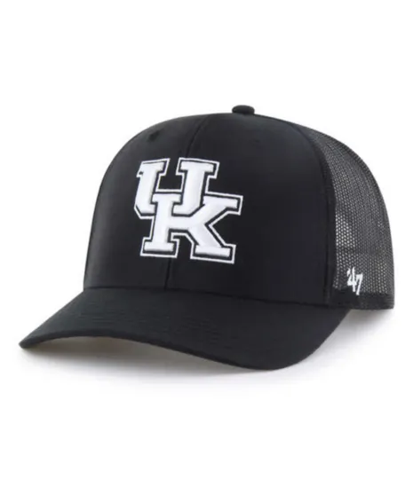Discover Kentucky Wildcats '47 Brand Black Trucker Adjustable Hat