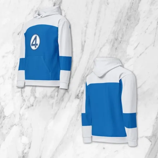 Johnny Storm, Human Torch Fantastic Four Unisex 3D Hoodie, Cosplay Costume