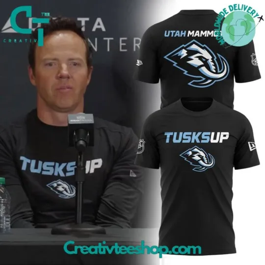 Utah Mammoth Tusksup 2025 3D T-Shirt