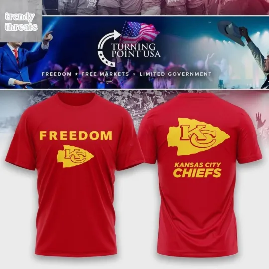 City Chiefs Fight For Charlie Kirk 3D Double Sided T-Shirt