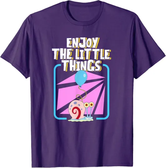 SpongeBob SquarePants - Gary - Enjoy the Little Things T-Shirt