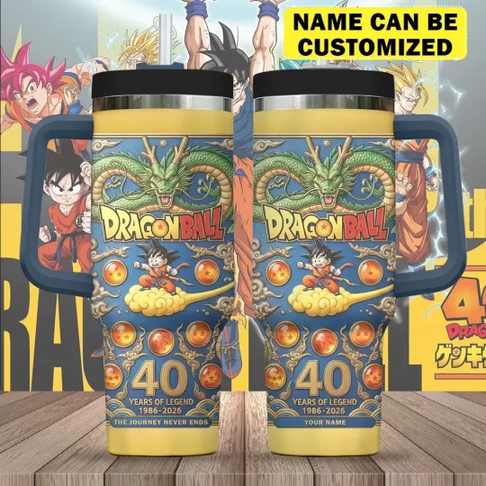 Personalized Dragon Ball 40th Anniversary 40oz  Tumbler