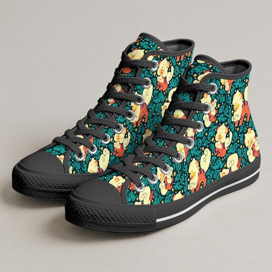Discover Hisuian Growlithe High Top Shoes, Cozy Fire Kawaii Sneakers, Growlithe Shoes Gifts