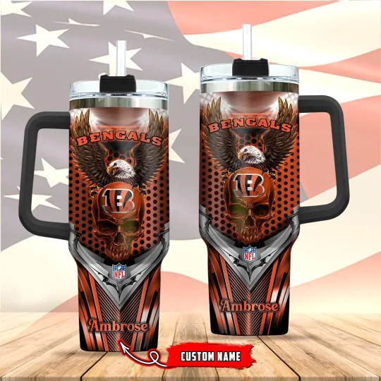 Cincinnati*Bengals 40oz Stainless Steel Tumbler