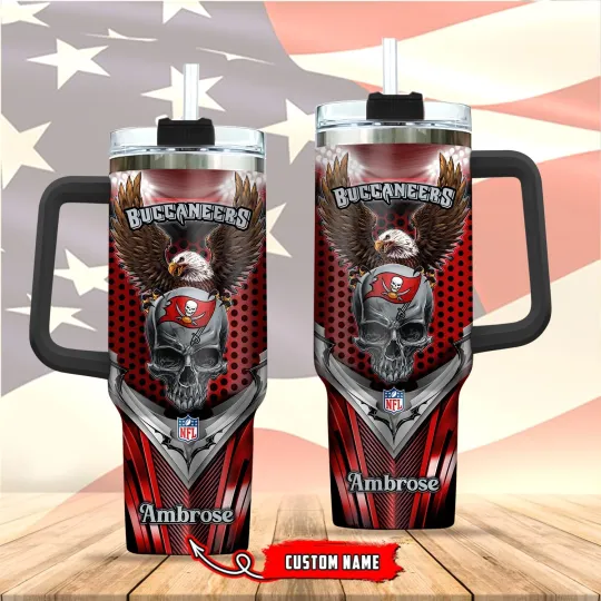 Tampa***Buccaneers 40oz Stainless Steel Tumbler