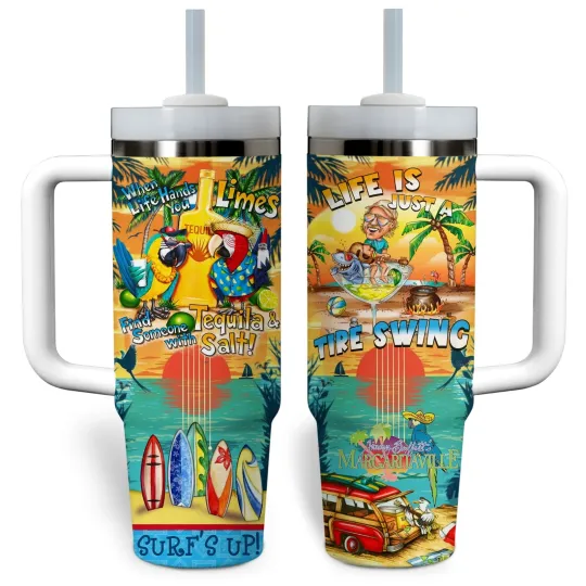 New Jimmy Buffett Music Gift For Fans 40oz Tumbler  SO988
