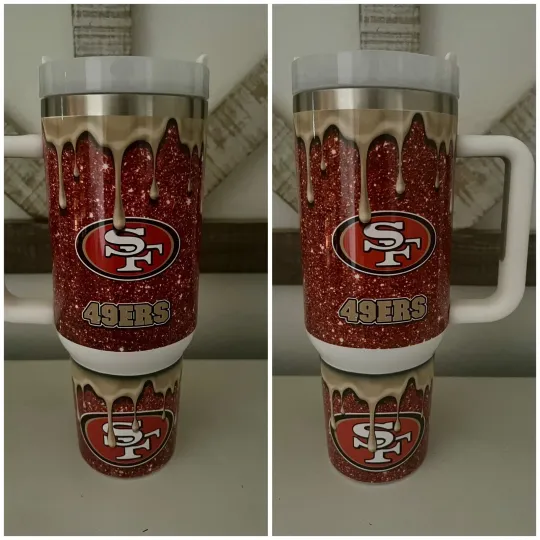 Discover San Francisco 49ers Football 40oz Tumbler