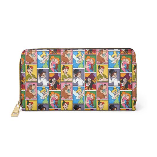 Discover Peter Pan Leather Wallet, Cartoon Zipper Wallet, Gift For Her