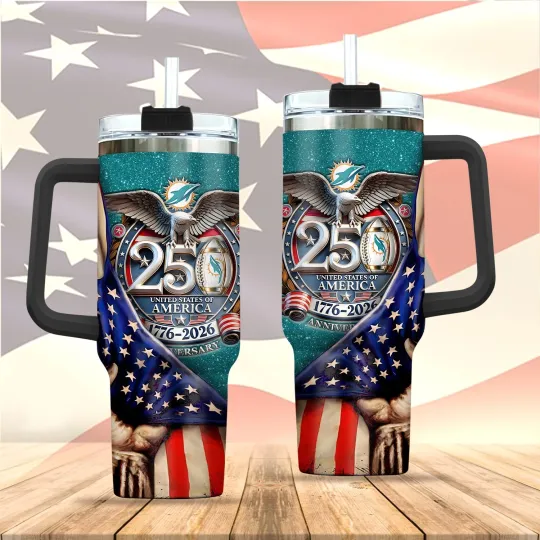 Discover Miami***Dolphins 40oz Stainless Steel Tumbler