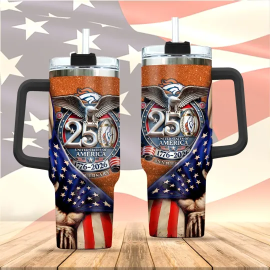 Discover Denver***Broncos 40oz Stainless Steel Tumbler