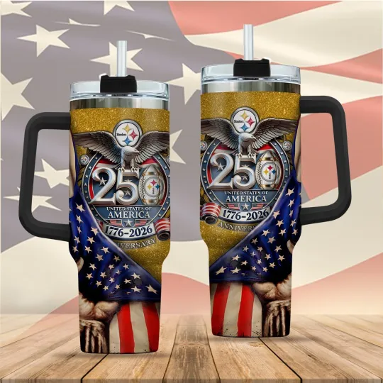 Discover Pittsburgh*Steeler 40oz Stainless Steel Tumbler