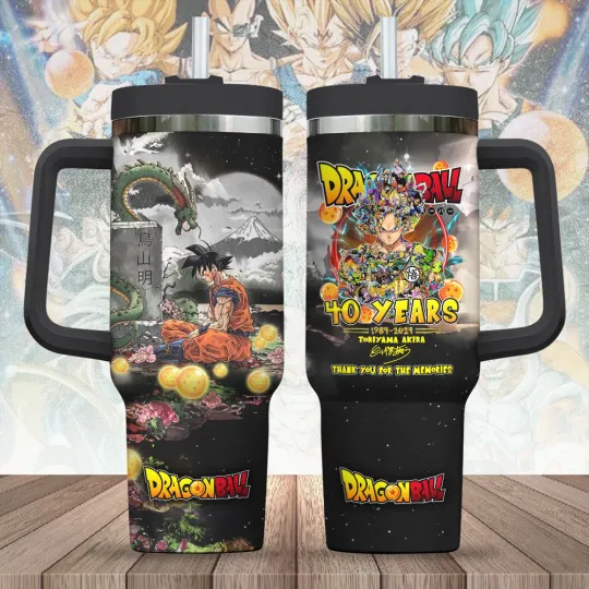 Discover Saiyan Style Anime Fighter Tumbler 40oz With Handle