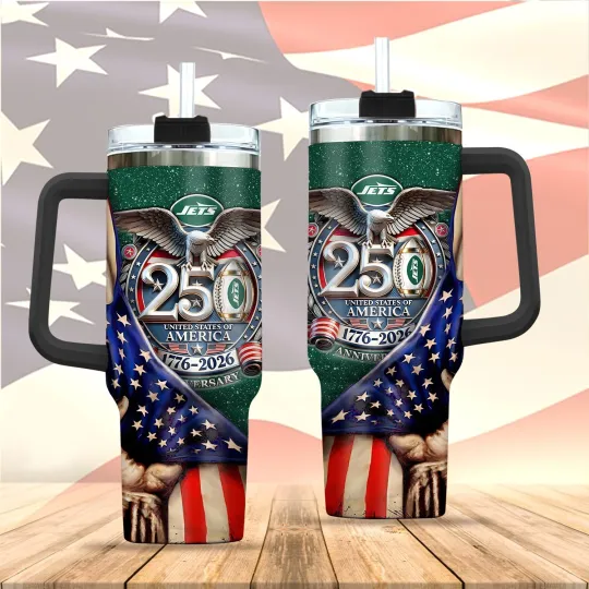 Discover New*York**Jets 40oz Stainless Steel Tumbler