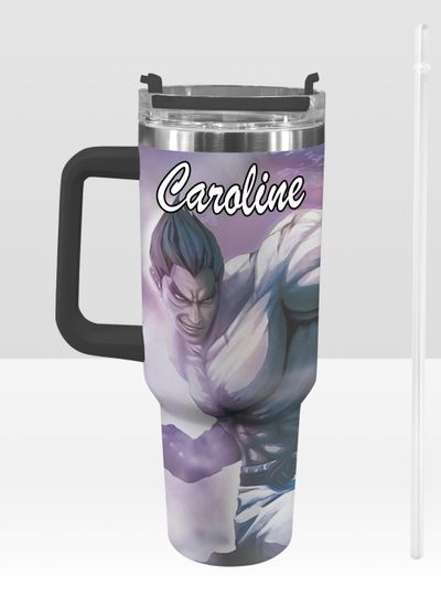 Tekken 40 oz Tumbler: Personalized Stanley-Inspired Stainless Steel Cup