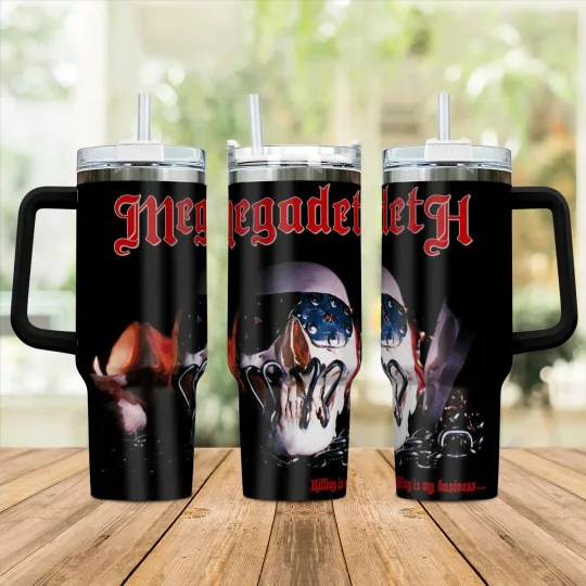 New Megadeth band Killing Is My Business Gift For Fans 40oz Tumbler  SO940