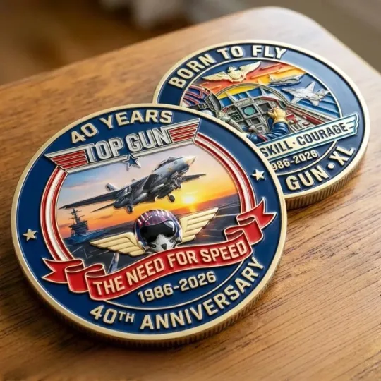Top Gun 40Th Anniversary Commemorative Coin