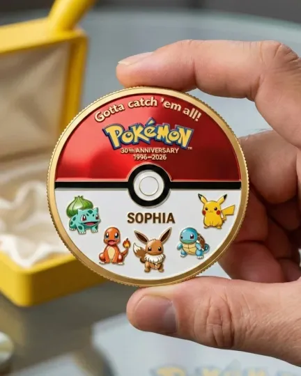 PKM 30th Anniversary Custom Name Commemorative Coin