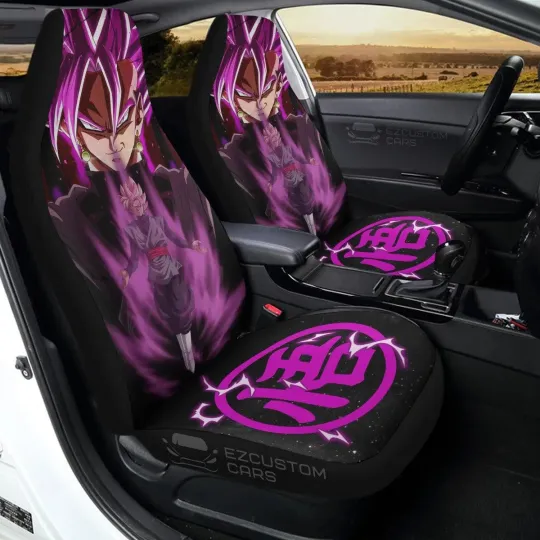 Black Goku Dragon Ball Car Seat Cover